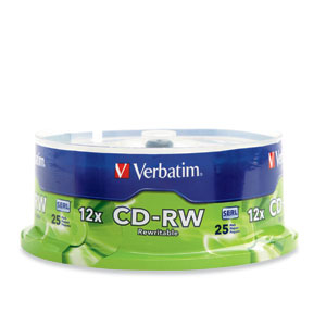 Disco CD-RW VERBATIM 95155 25