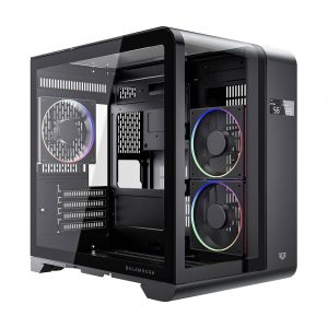 Gabinetes Gaming Balam Rush Curve 6400 BR-941617 Negro