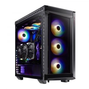 Gabinete GAMER XPG Batlecrusier BATTLECRUISER-BKCWW Media torre