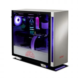 Gabinete GAMER XPG Invander INVADER-WHCWW Blanco