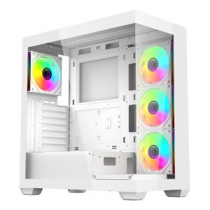 Gabinetes Gaming Xzeal XZCGB08W Blanco
