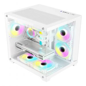 Gabinetes para Computadoras Xzeal XZGAMC2W Blanco