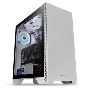 Gabinete  THERMALTAKE S300 TG Snow Edition CA-1P5-00M6WN-00 Blanco