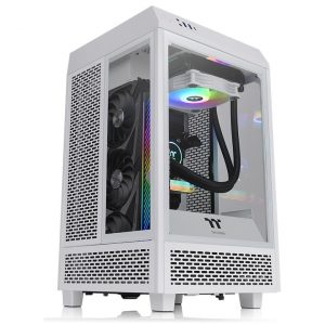 Gabinete  THERMALTAKE The Tower 100 Snow Mini Chassis CA-1R3-00S6WN-00 Blanco