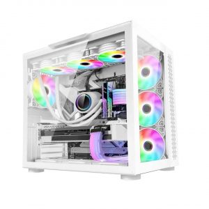 Gabinete Gaming GAME FACTOR CSG700 Negro