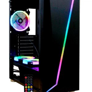 GABINETE  ARMAGEDDON RGB Yeyian YGA-68809 Negro / RGB