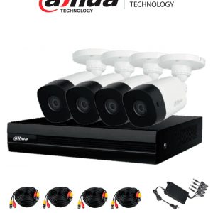 Kit de Videovigilancia Dahua Technology DH-KIT/XVR1B08-I/4-B1A21N-0360B KITXVR1B08-I-2MP4CP 4