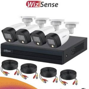 Kit de videovigilancia Dahua Technology FULLCOLORKIT KIT/XVR1B04-I/4-HFW1209CN-LED-0280B Exterior