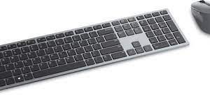 Kit Teclado y Mouse DELL KM7321W 580-AJIY Gris
