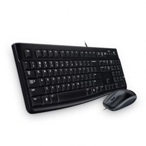 Kit de Teclado y Mouse LOGITECH Media Combo MK120 920-004428 Negro