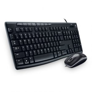 Kit de Teclado y Mouse LOGITECH MK200 920-002716 Negro