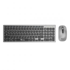 Kits para Teclado y Mouse Stylos STPKTM6G Gris