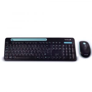 Kit de Teclado y Mouse Inalámbrico TECHZONE TZ20COMB02-INA Negro