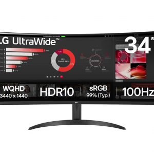 Monitores LG 34WR50QK Negro