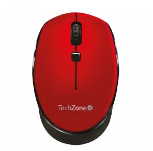 Mouse Inalámbrico  TECHZONE TZ19MOU01-INAR Rojo
