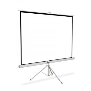 Pantalla proyección tripie 84″ DIBAN  Qian QPD-69601 Blanco