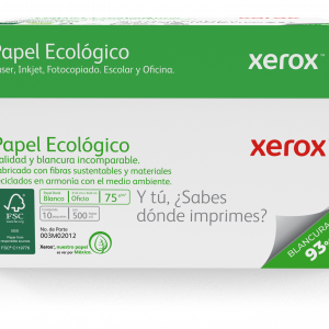Papel Bond Ecológico Oficio XEROX Ecológico 003M02012 5000 Hojas