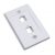 Tapa - Faceplate INTELLINET 163293 Color blanco
