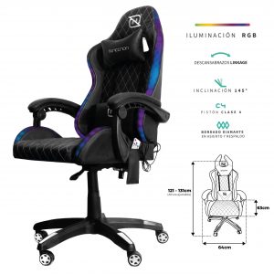 Silla Gaming NECNON NSG-RGB-1  NBSGR132RG