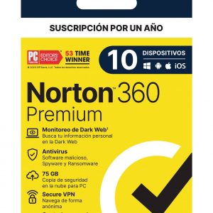 Antivirus NORTON 21443392 10 licencias
