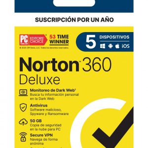 Antivirus NORTON 21443401 5 licencias