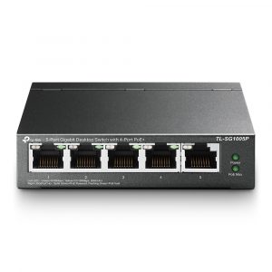 Switch no administrable  TP-LINK TL-SG1005P 5 puertos