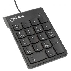 Teclado MANHATTAN 176354 Negro