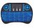 Teclado Mini Inalámbrico, Recargable, Ilumina BROBOTIX 963814 Negro
