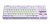 Teclado Mecánico Redragon Kumara White Rainbow K552W-KR-SP Blanco