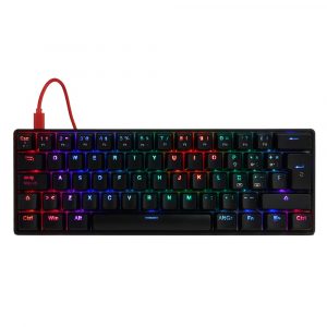 Teclado Mecánico GAME FACTOR KBG560-RD Negro