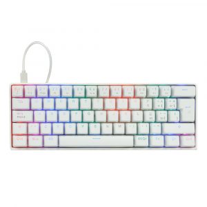 Teclado Mecánico GAME FACTOR KBG560-WH Blanco