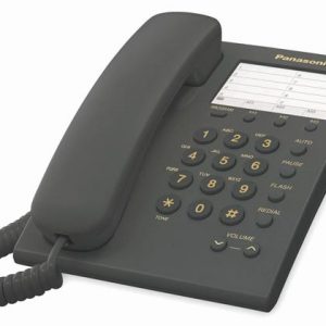 Teléfono Analógico PANASONIC KX-TS550MEB Negro