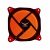 Ventilador para Gabinete Naceb Gaming NA-0921R Rojo