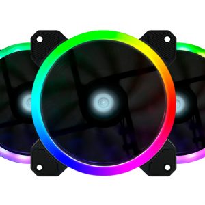 Kit de Ventiladores GAME FACTOR FKG400 Negro